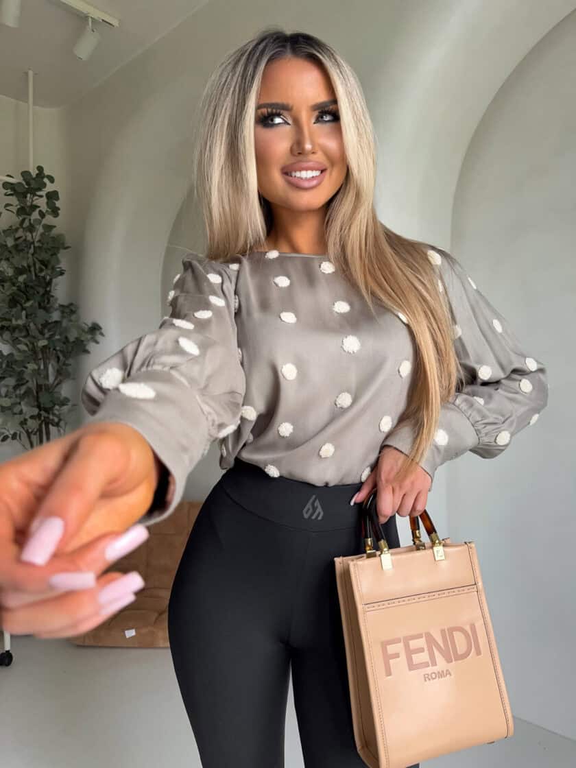 Bluzka LUCA - zielona - obrazek 3