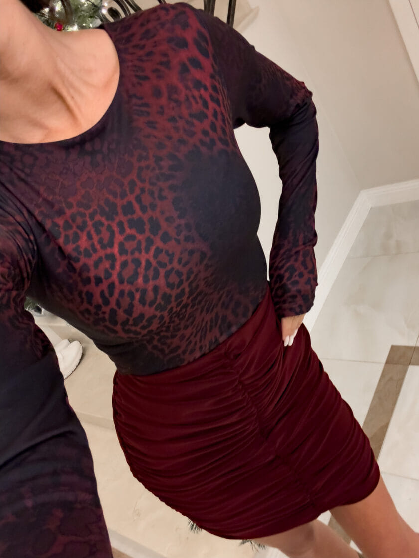 Bluzka LINDA II pantera - bordo - obrazek 14