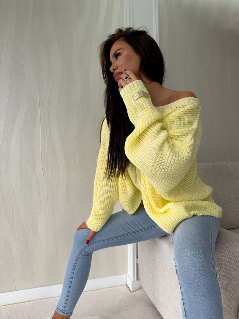 Sweter ZARRA – bananowy - obrazek 27