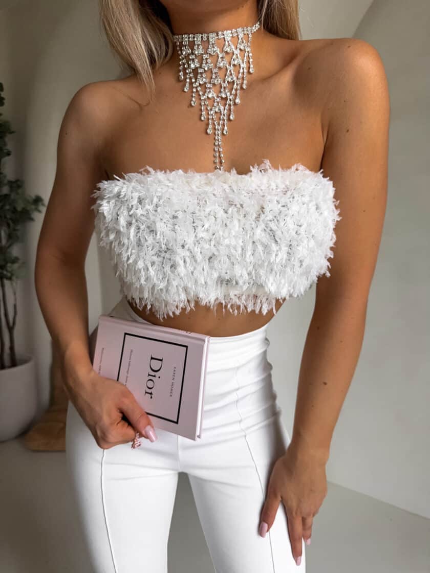 Top AWESOME - ecru - obrazek 3