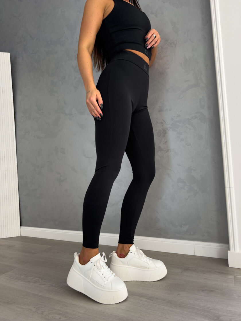 Legginsy GYM - czarne - obrazek 6