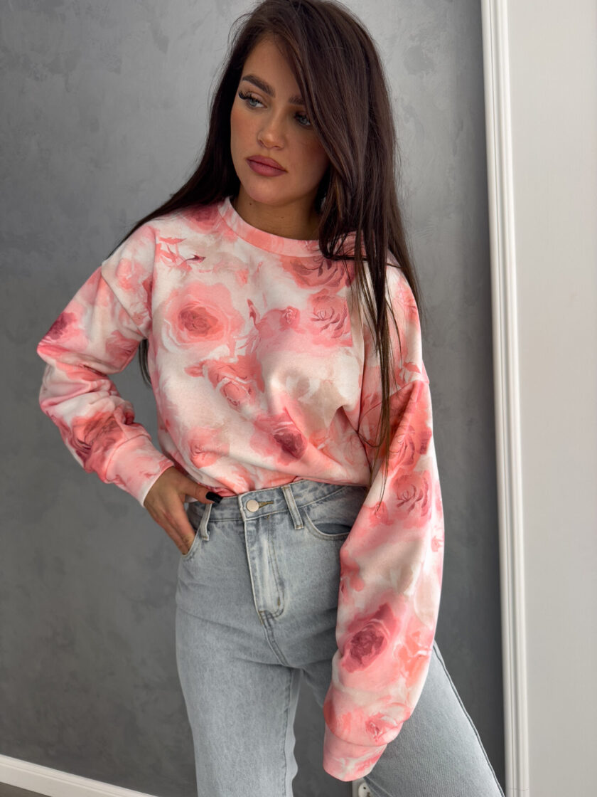 Bluza MARC print – peach - obrazek 8