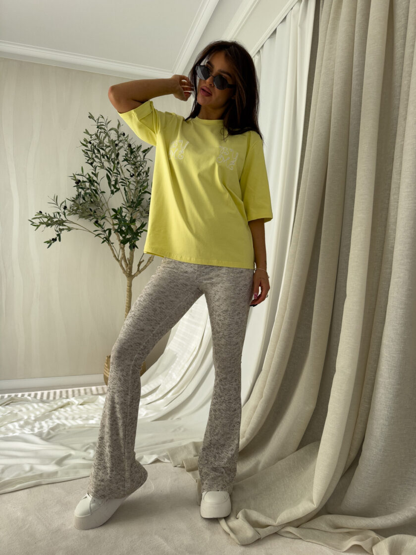 T-shirt LOWE – cytrynowy - obrazek 10