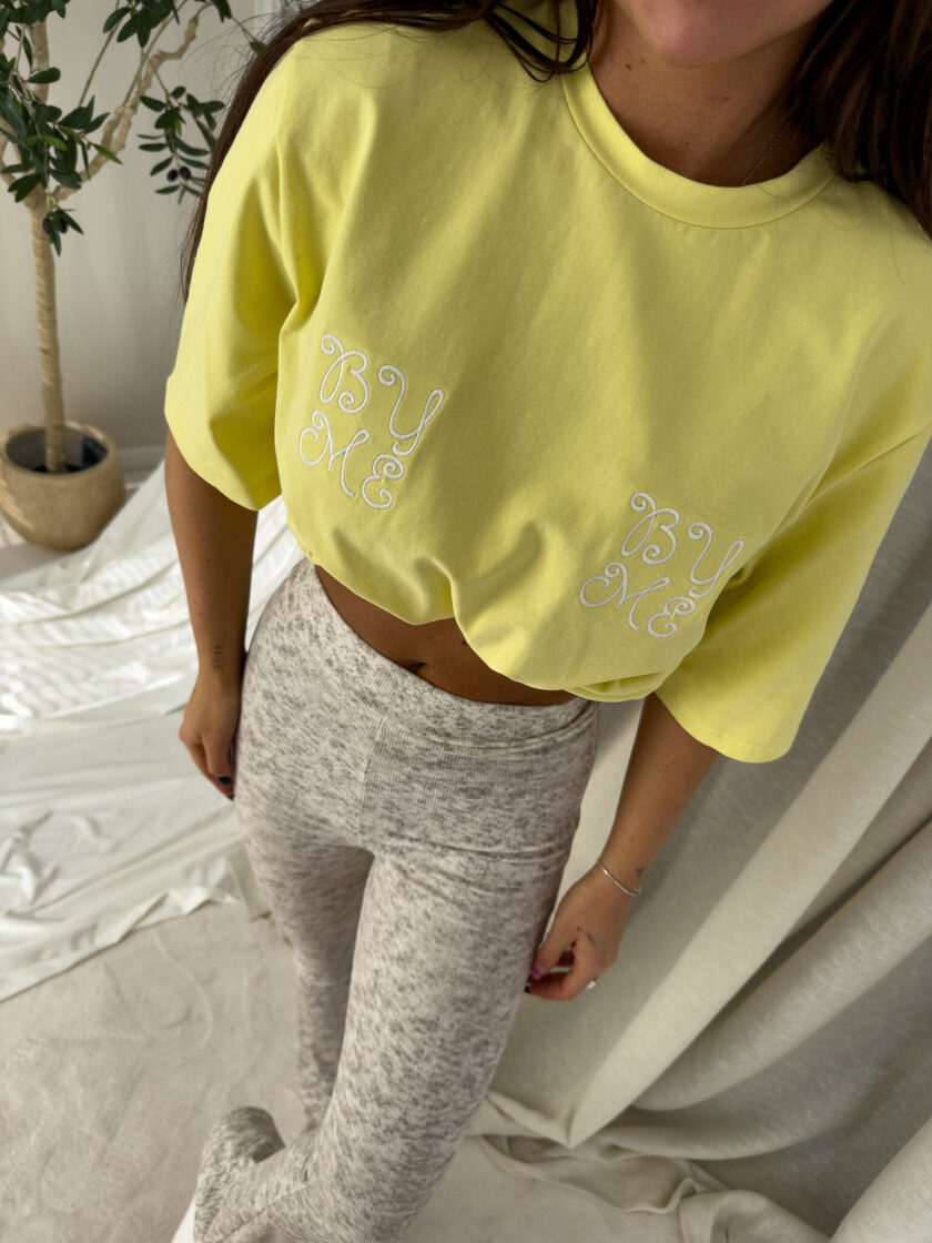 T-shirt LOWE – cytrynowy - obrazek 8