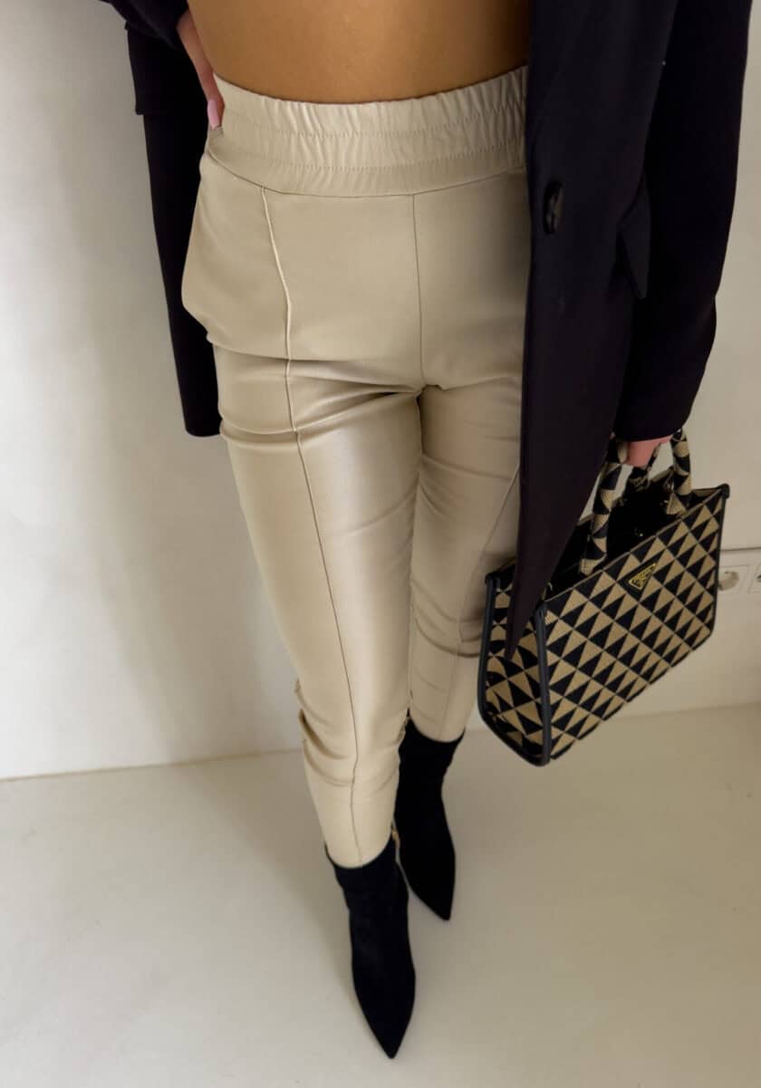 Spodnie ROYAL - złoty beż - obrazek 9