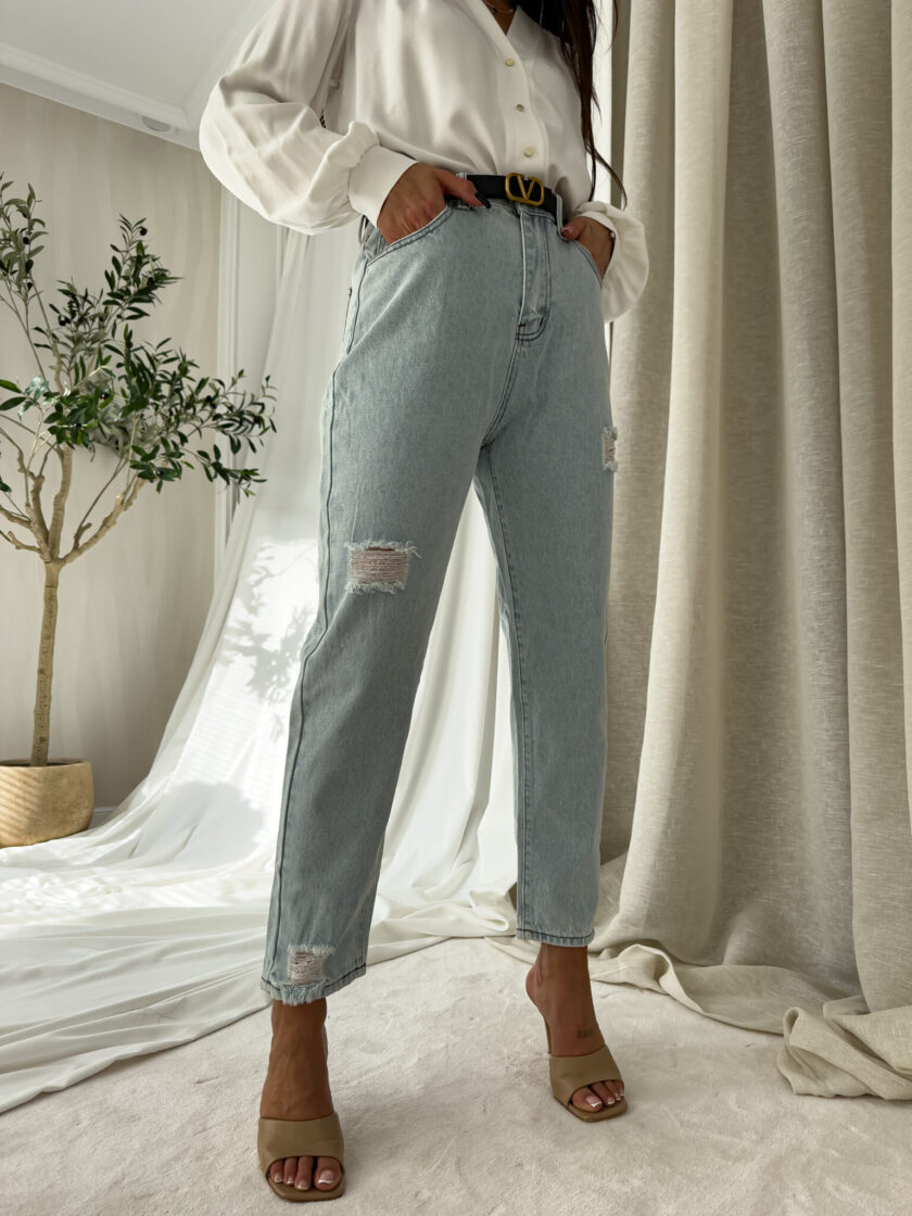 Jeansy MOM FIT – PREMIUM - obrazek 2