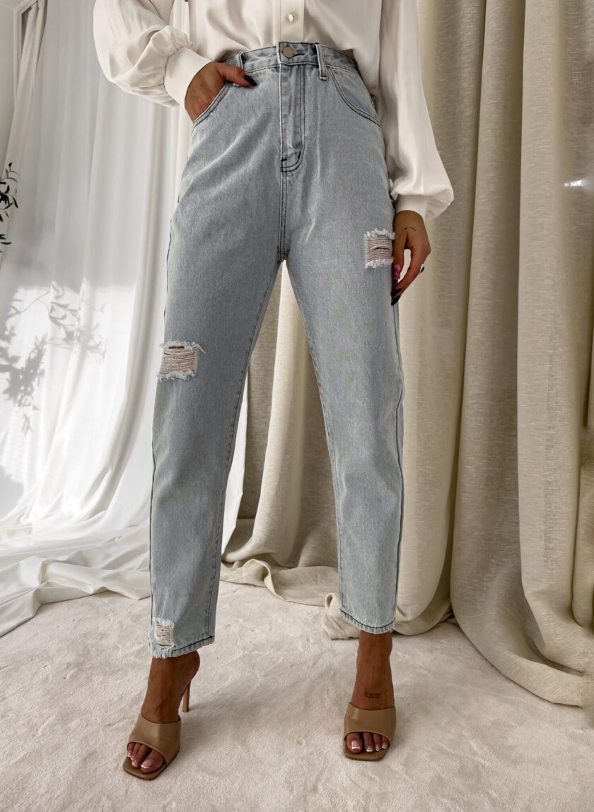 Jeansy MOM FIT – PREMIUM - obrazek 5