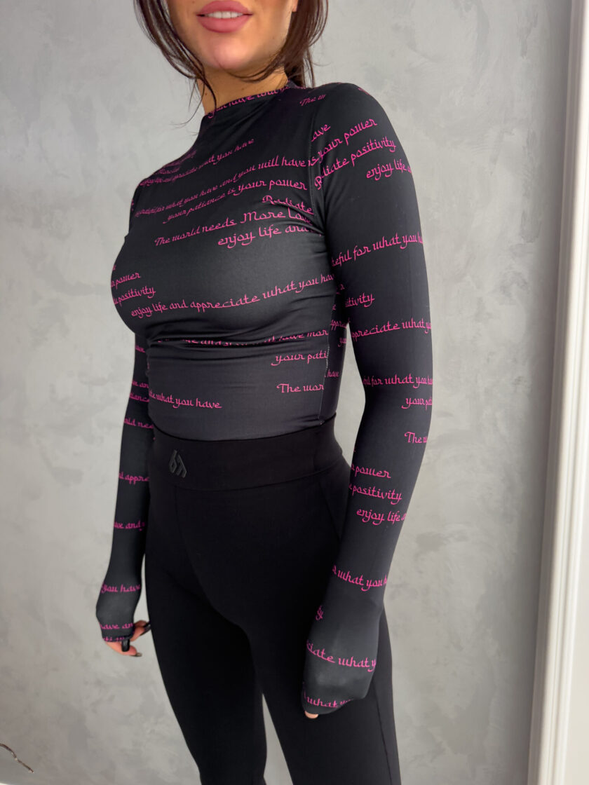 Bluzka SKIN PHRASE – czarna