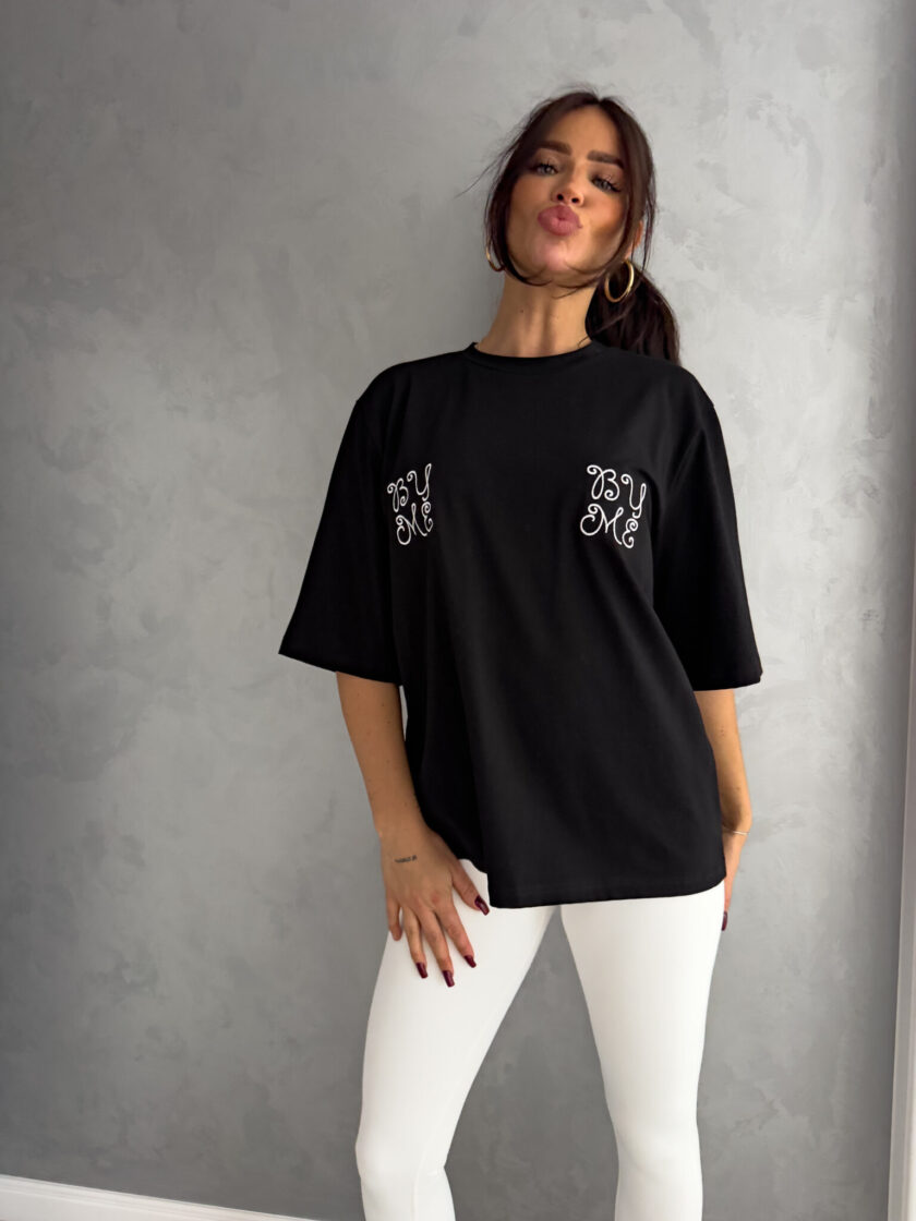 T-shirt LOWE – czarny - obrazek 10