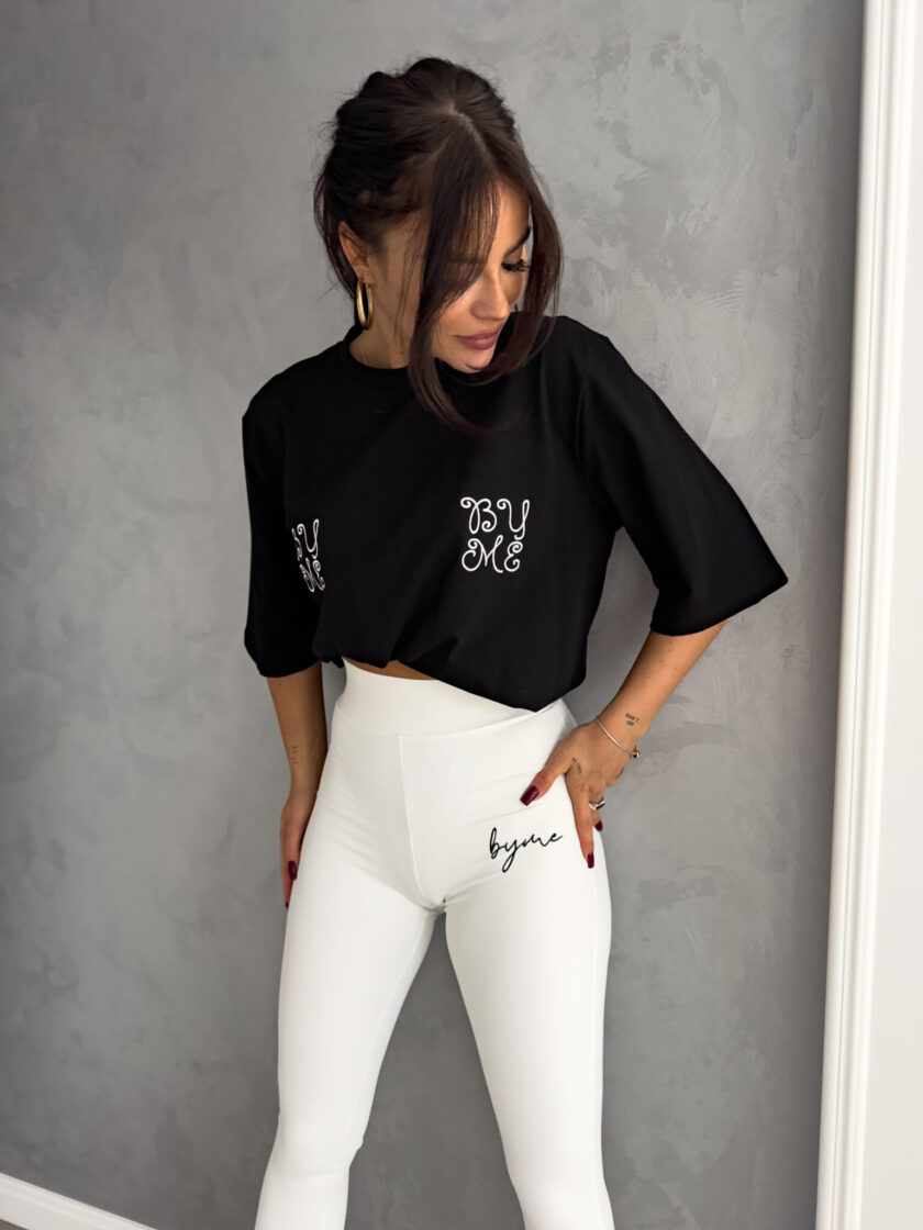 T-shirt LOWE – czarny - obrazek 5