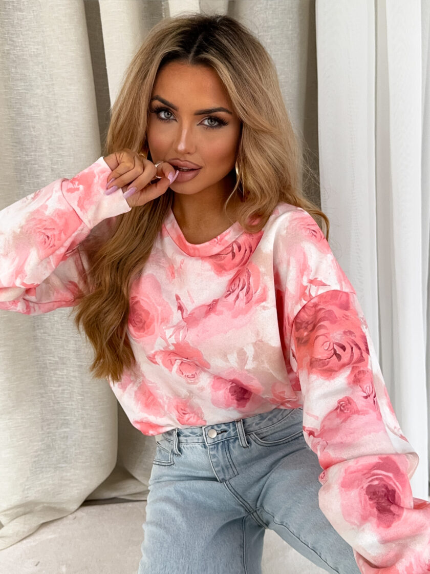 Bluza MARC print – peach - obrazek 5