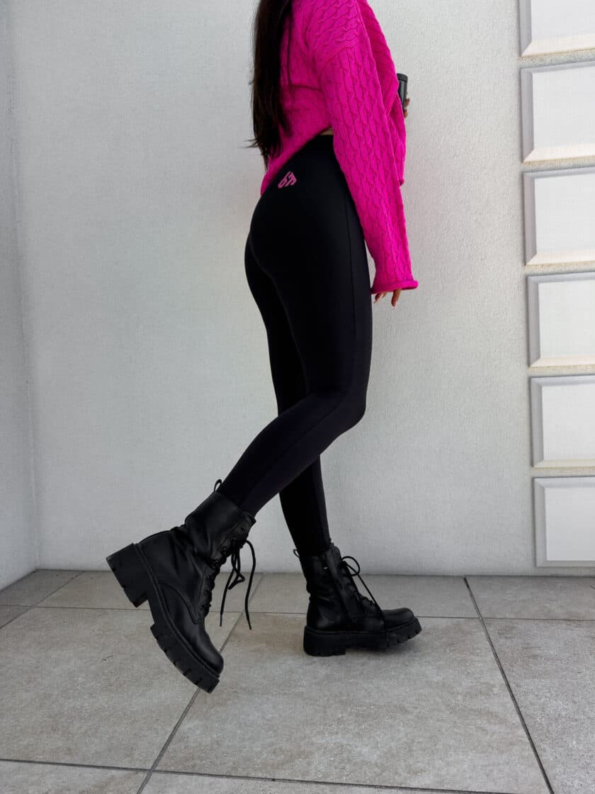 Legginsy DUAL – czarne - obrazek 3