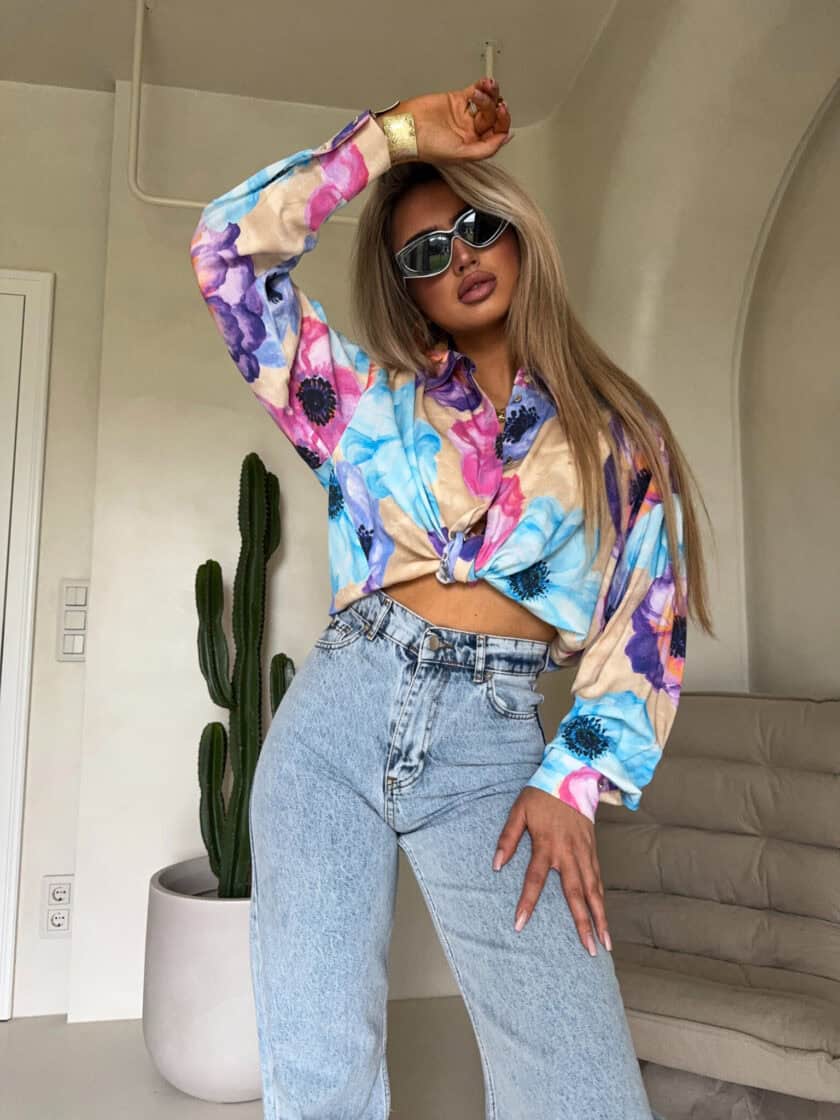 Koszula OVER SPRING wiskoza – flowers - obrazek 8