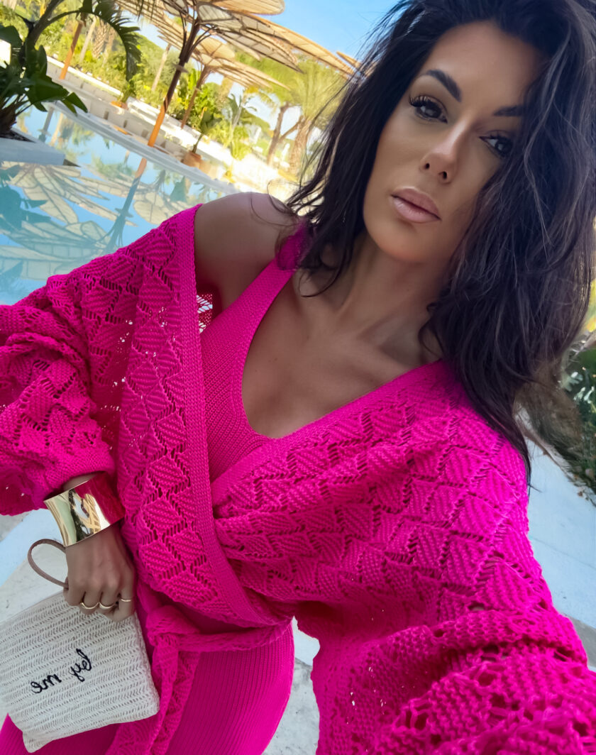 Kimono AMEIRO - fuksja - obrazek 8