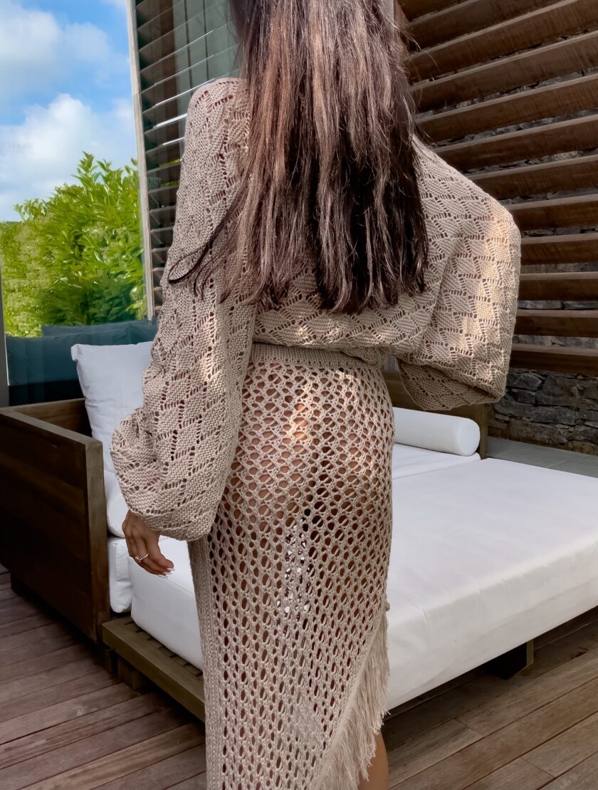 Kimono AMEIRO - mokka - obrazek 4