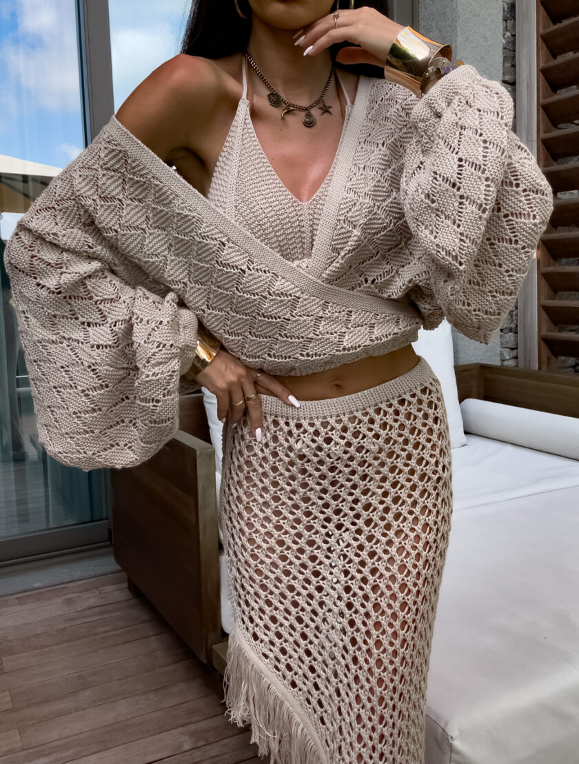 Kimono AMEIRO - mokka - obrazek 12