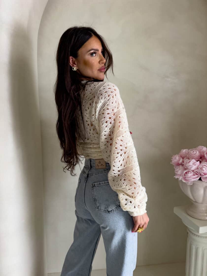 Kimono RICE - ecru - obrazek 4