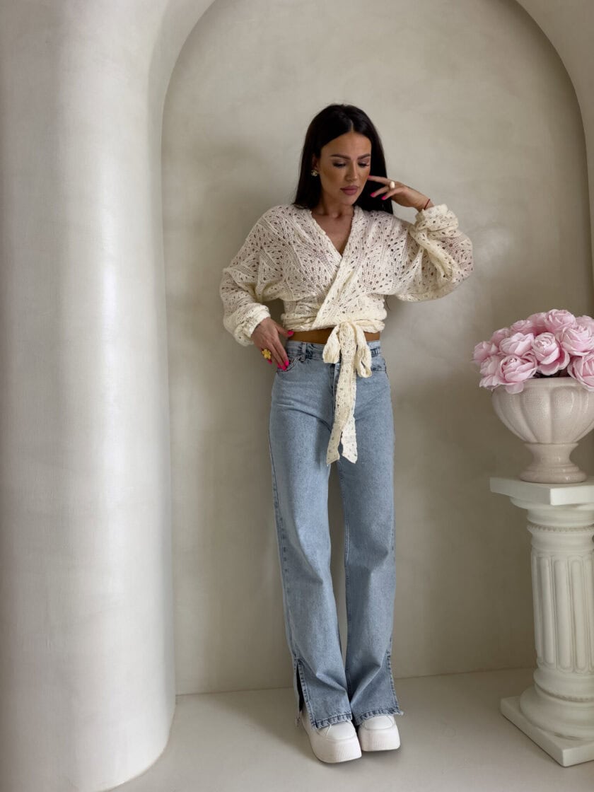 Kimono RICE - ecru - obrazek 14