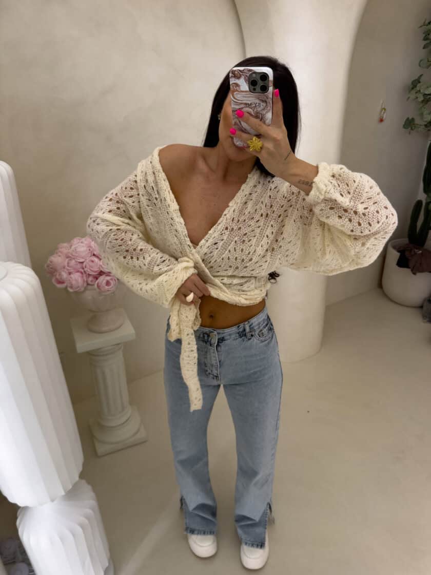 Kimono RICE - ecru - obrazek 23