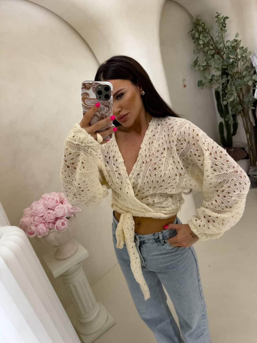 Kimono RICE - ecru - obrazek 9