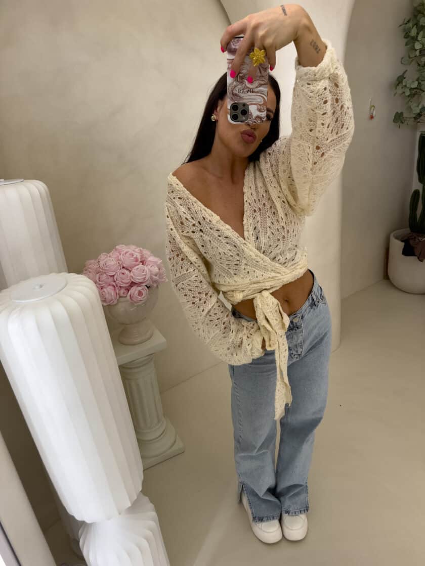 Kimono RICE - ecru - obrazek 13