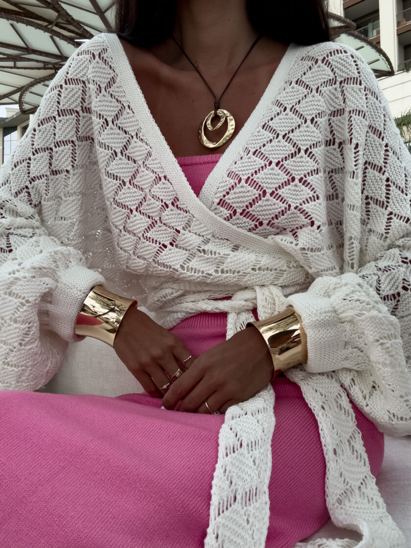 Kimono AMEIRO - ecru - obrazek 17