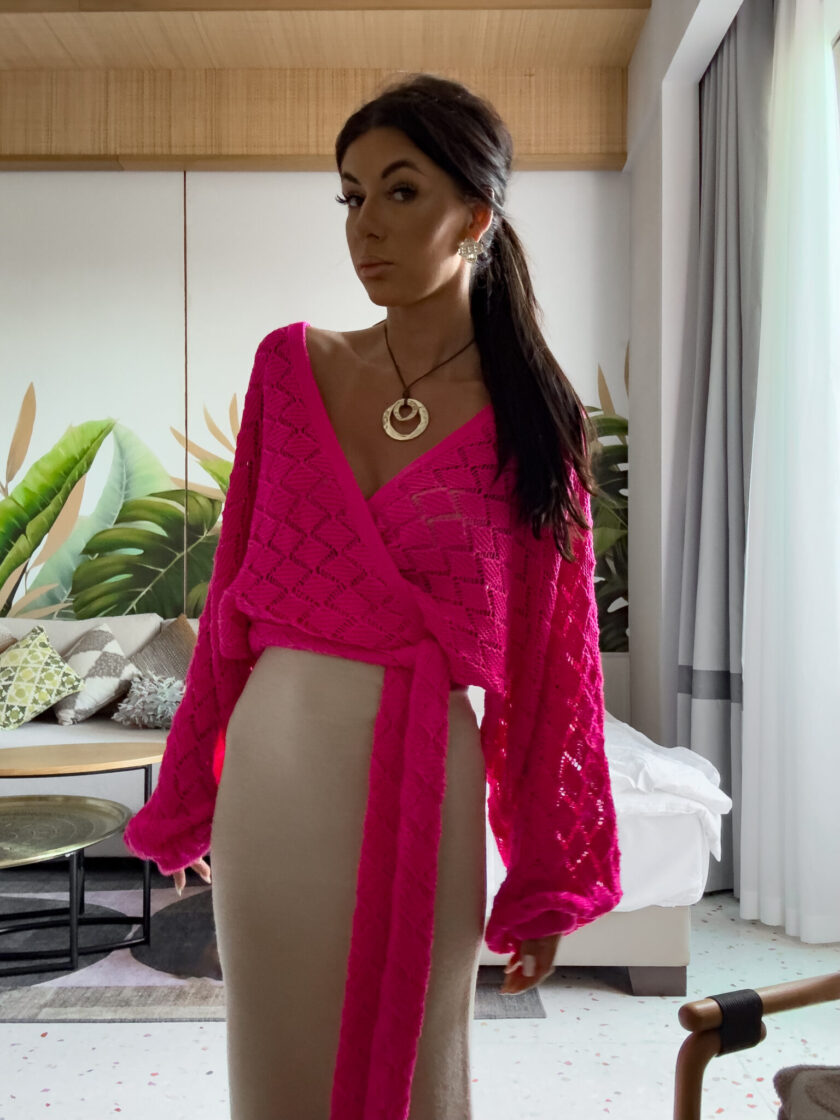Kimono AMEIRO - fuksja - obrazek 21