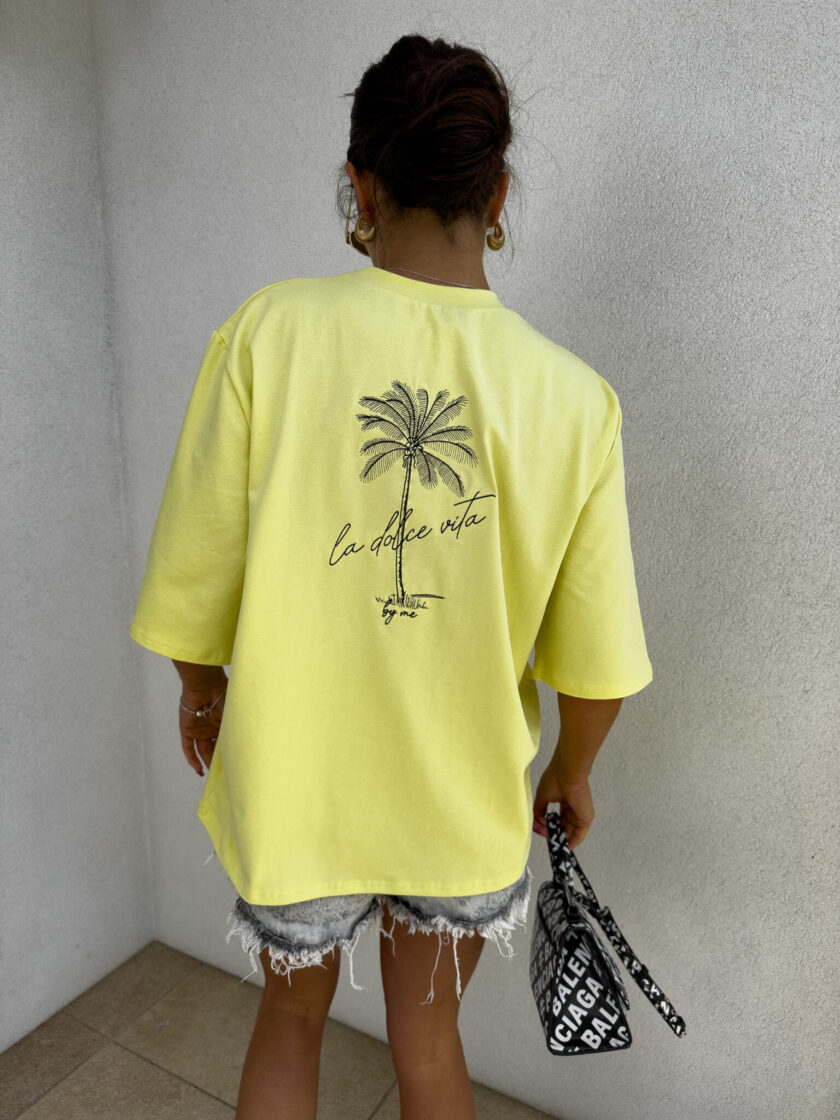 T-shirt PALMS – cytrynowy - obrazek 11
