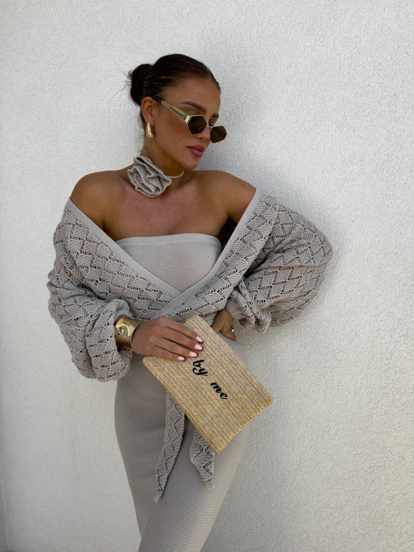 Kimono AMEIRO - taupe - obrazek 10