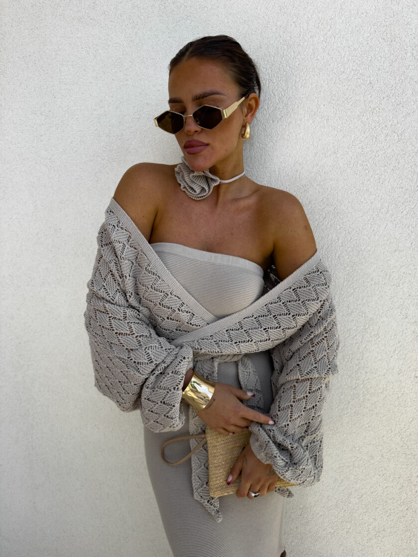 Kimono AMEIRO - taupe - obrazek 13