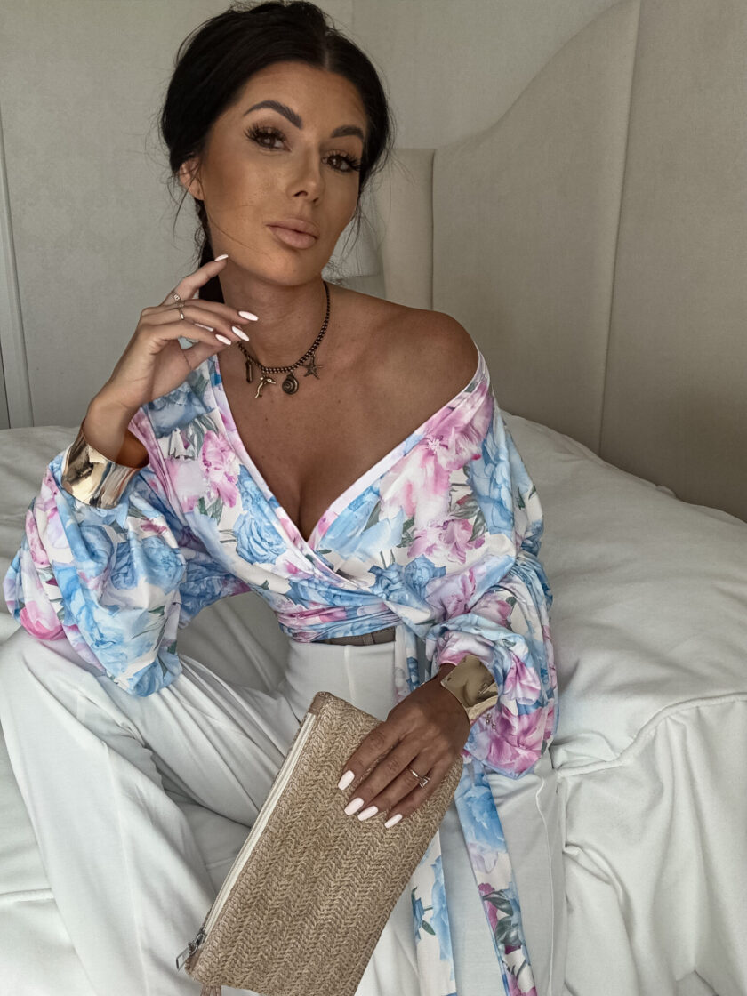 Bluzka KAIRA – błękit - obrazek 7