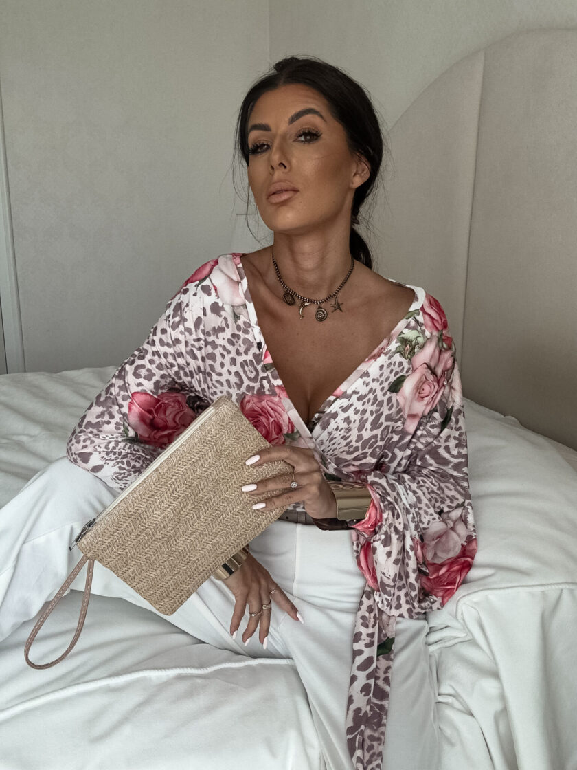 Bluzka KAIRA print pantera – rose - obrazek 4