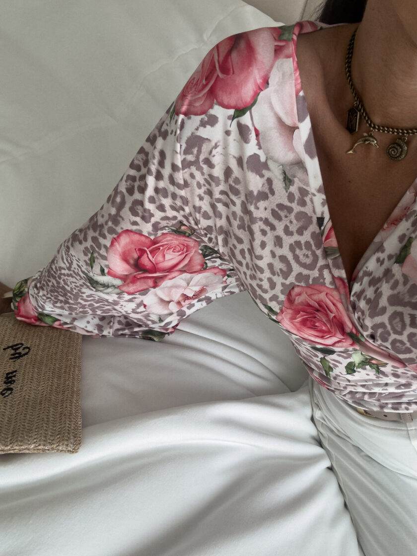 Bluzka KAIRA print pantera – rose - obrazek 5