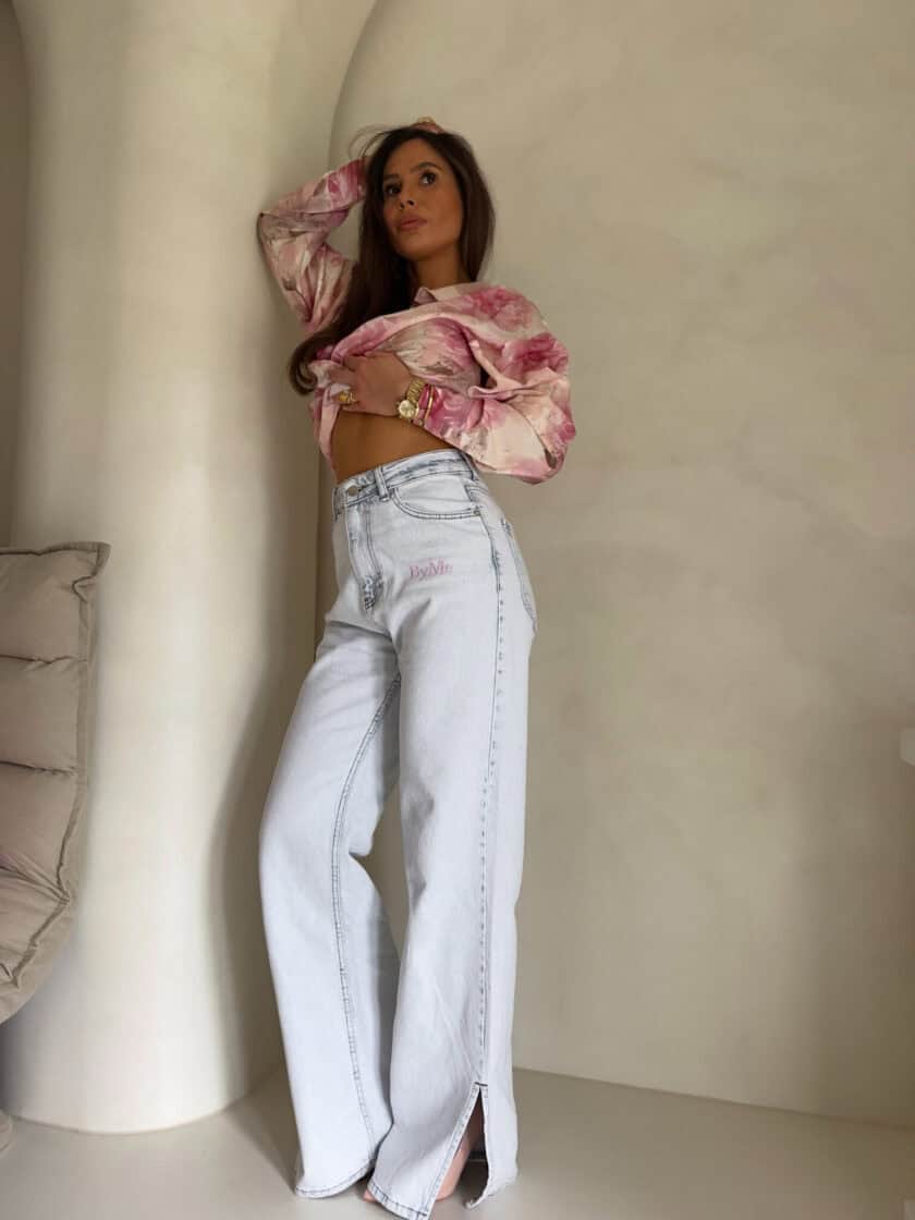 Koszula OVER SPRING - jasny róż - obrazek 8