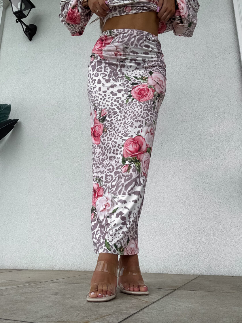 Spódnica VOGUE print pantera – rose - obrazek 10