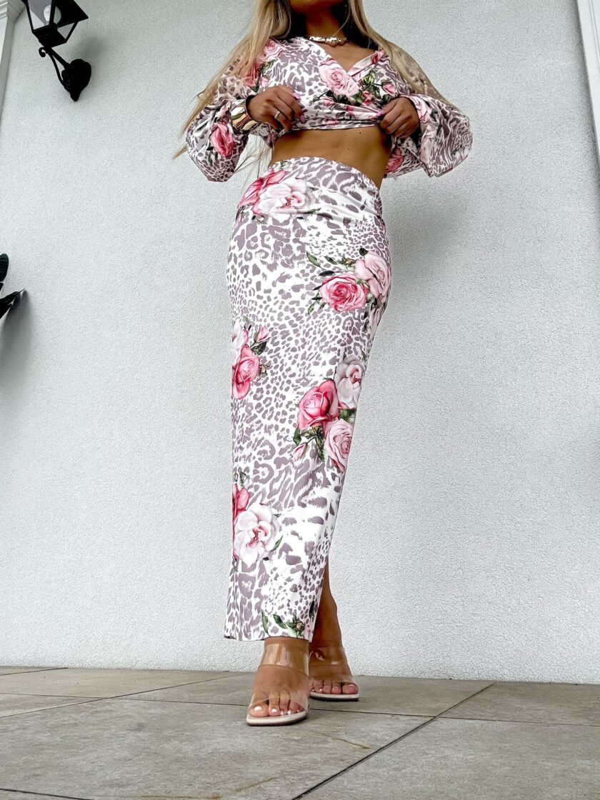 Spódnica VOGUE print pantera – rose - obrazek 7
