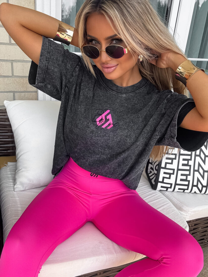 T-shirt MONETTE - czarny - obrazek 4