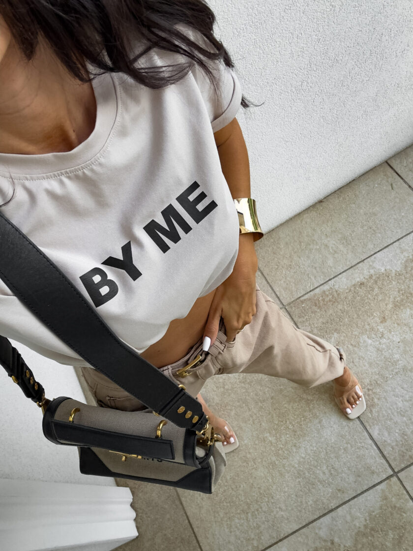 T-shirt GLAMOROUS - jasny beż - obrazek 6