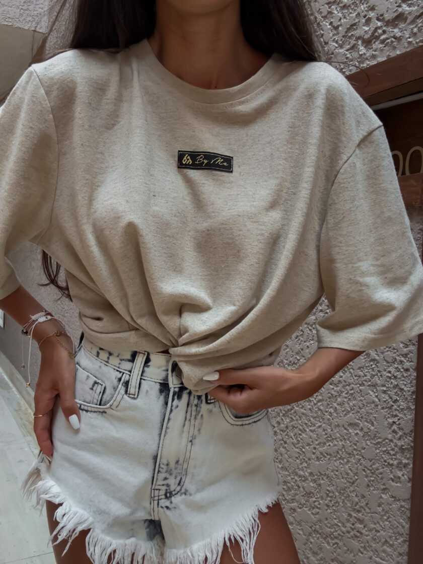 Bluzka T-shirt MARMARIS - beżowa - obrazek 5