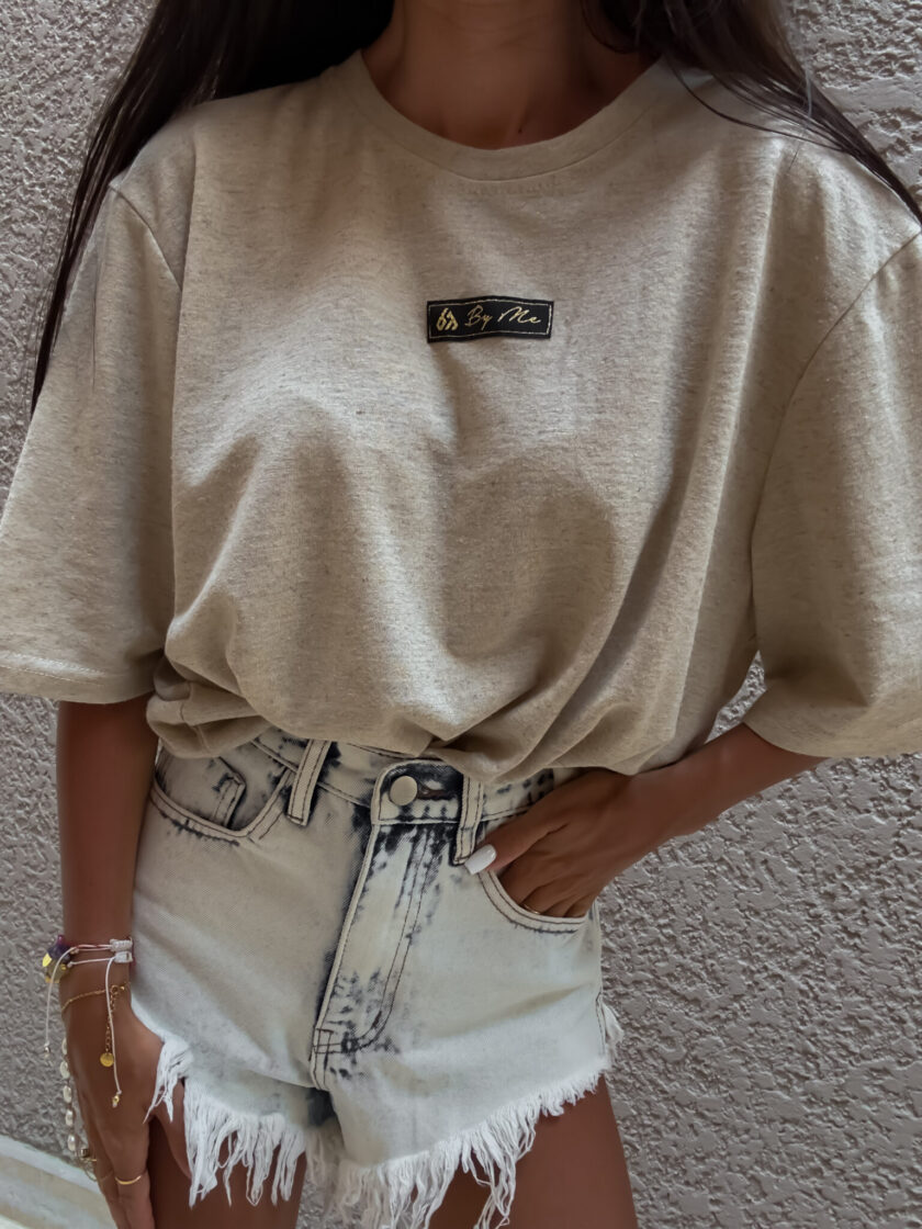 Bluzka T-shirt MARMARIS - beżowa - obrazek 9