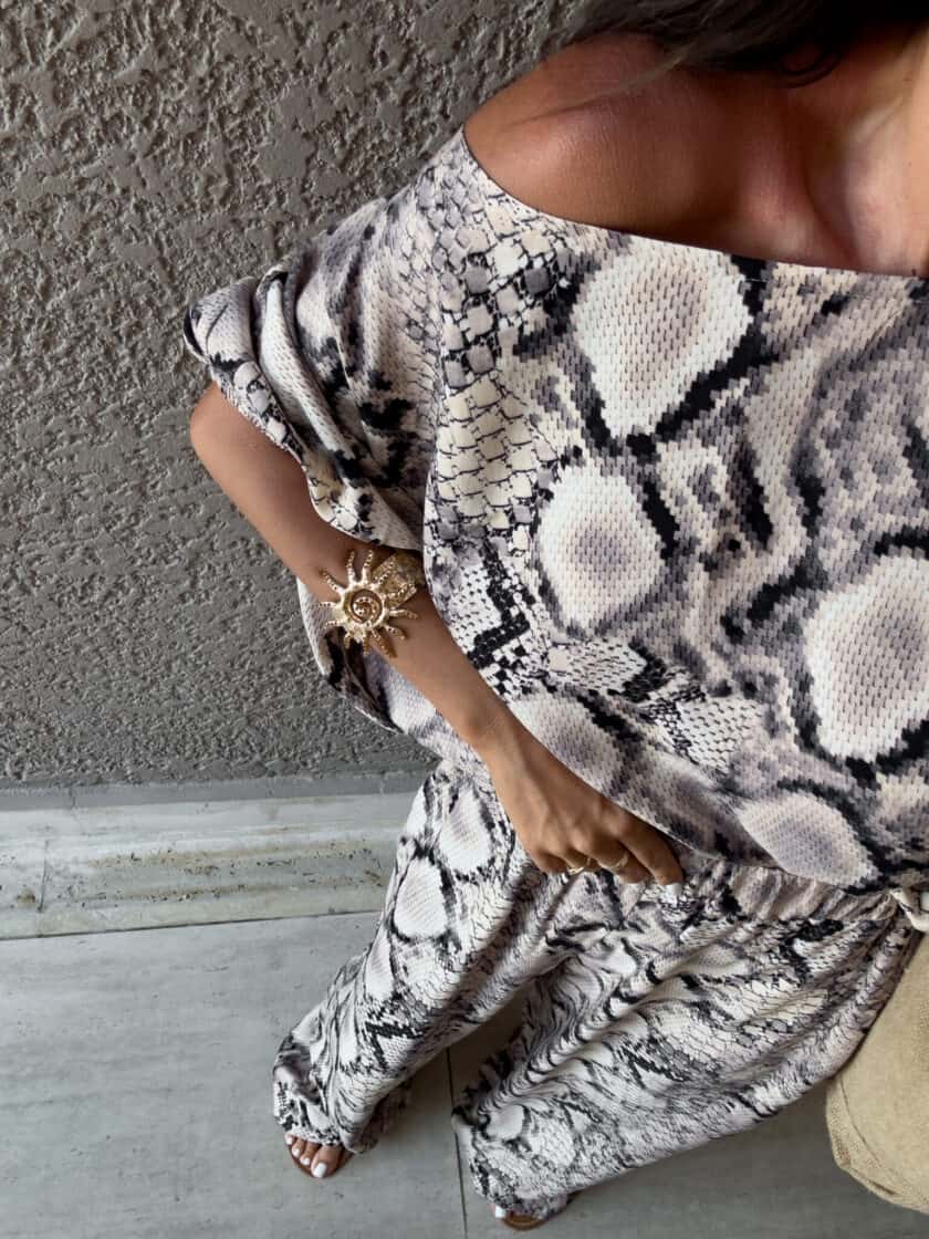 Komplet LUXE print - snake - obrazek 9