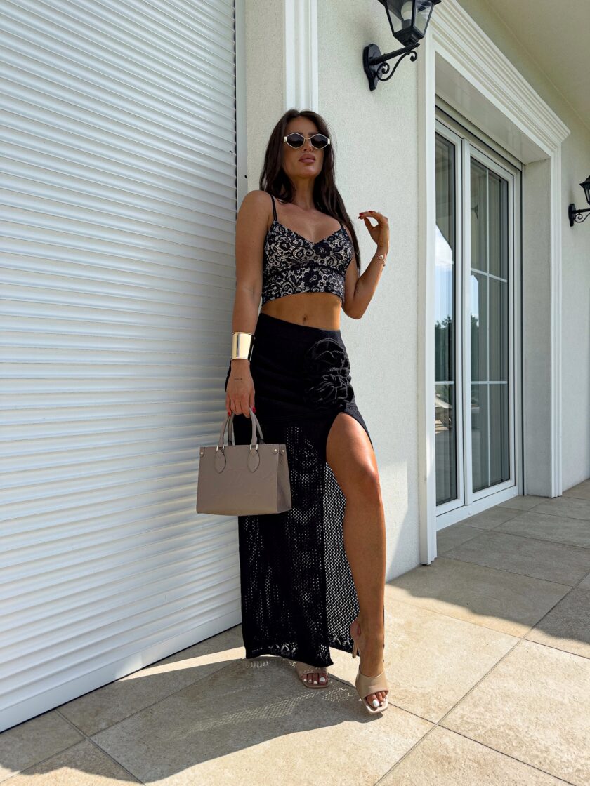 Spódnica MALIBU – czarna - obrazek 13