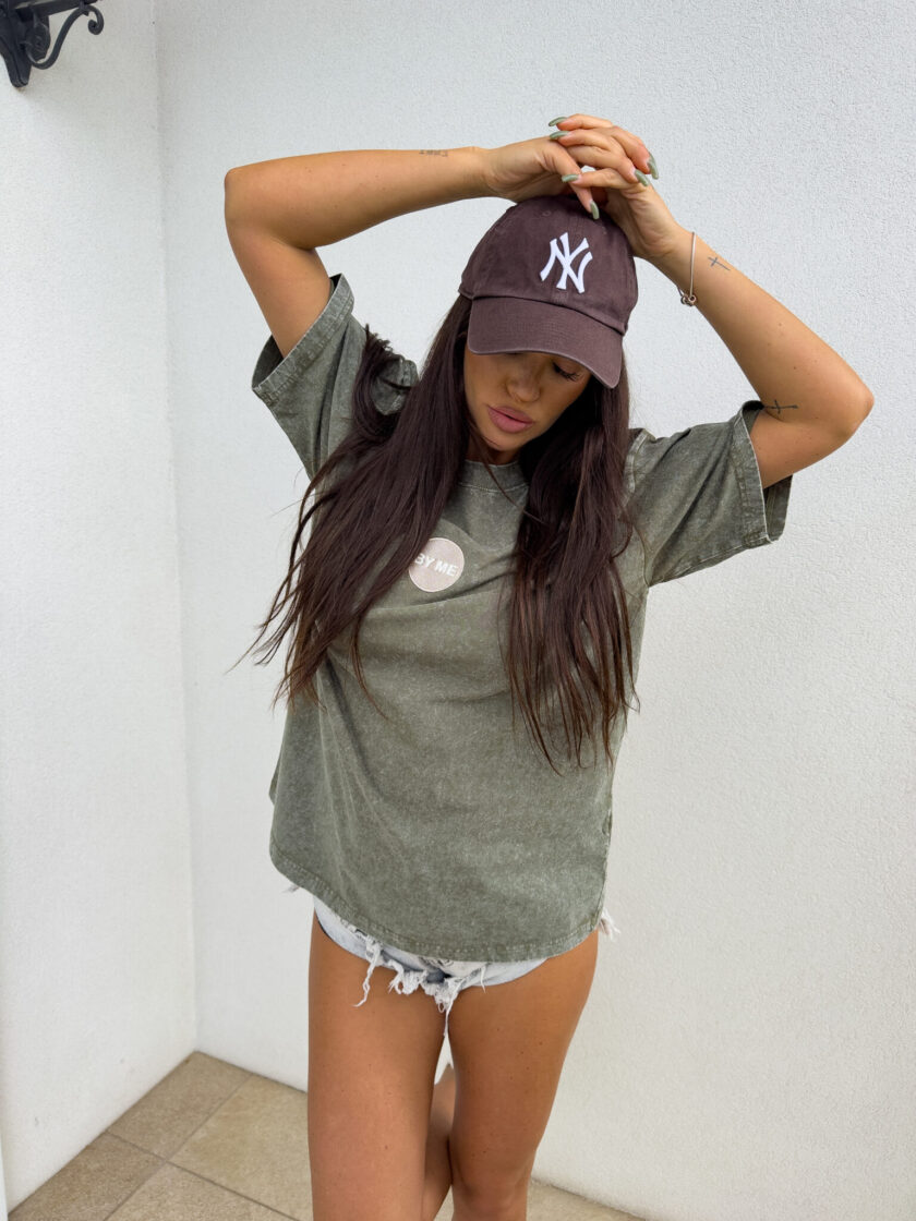 T-shirt JOJO - khaki - obrazek 3