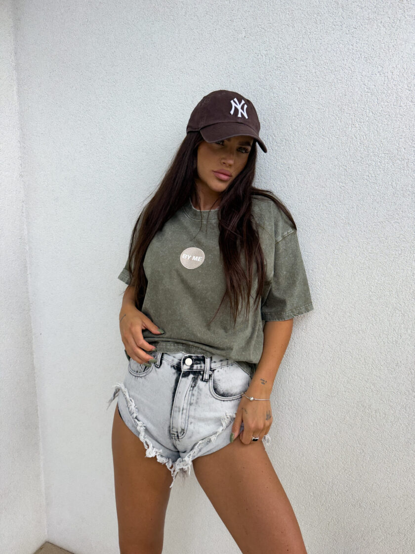 T-shirt JOJO - khaki - obrazek 4