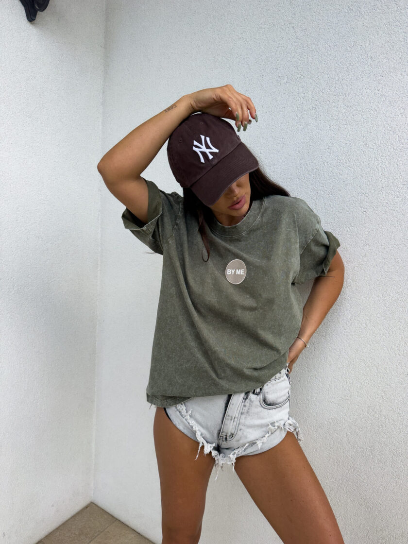 T-shirt JOJO - khaki - obrazek 11