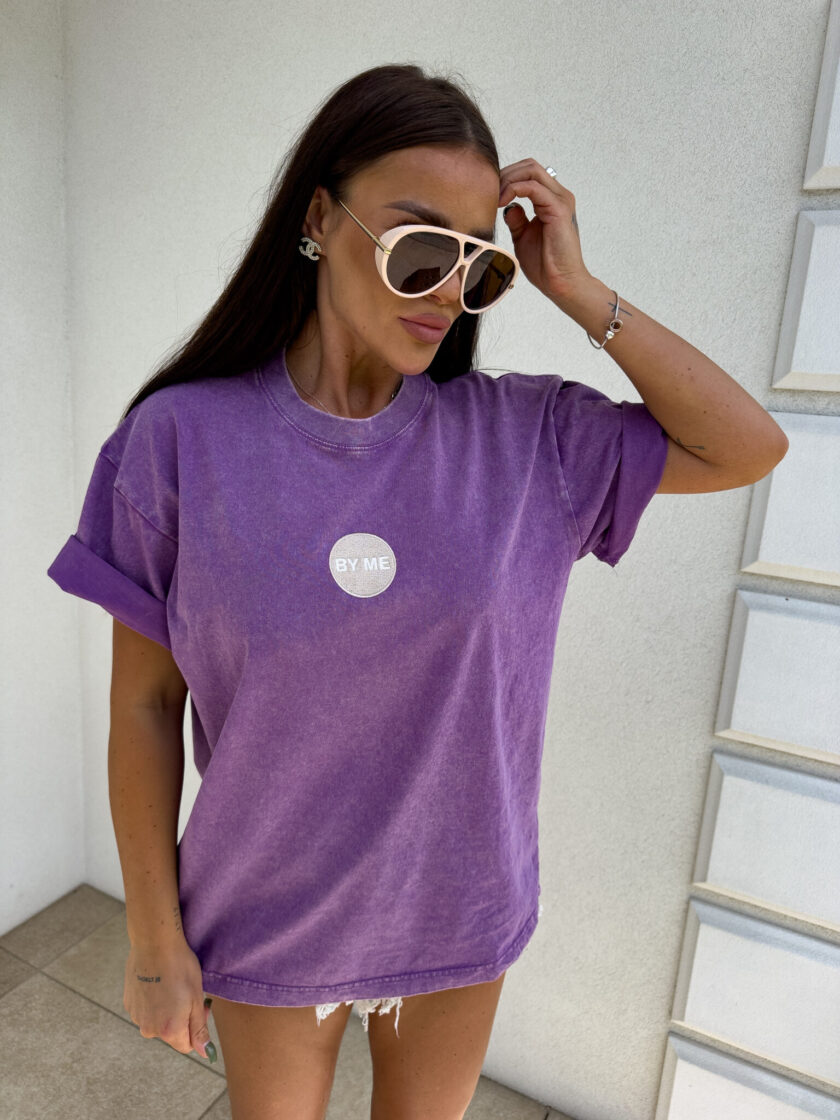 T-shirt JOJO - fioletowy - obrazek 2