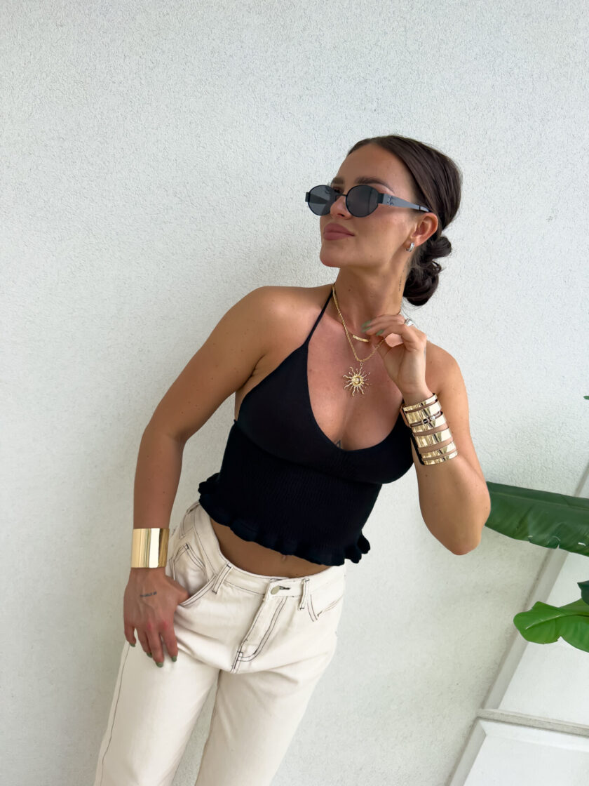 Top BELLA – czarny