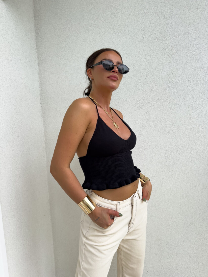 Top BELLA – czarny - obrazek 7