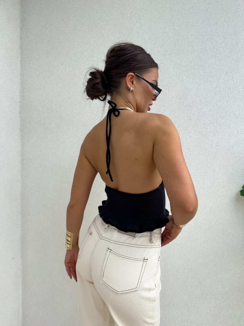 Top BELLA – czarny - obrazek 3