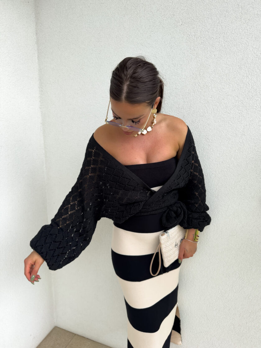 Kimono AMEIRO - czarne - obrazek 5